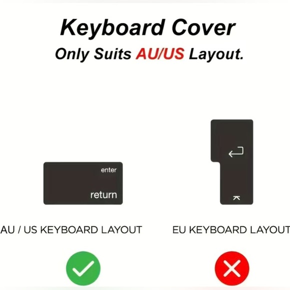 Protective Keyboard Cover Skin For MacBook Air 13 Inch - Picture 3 of 4